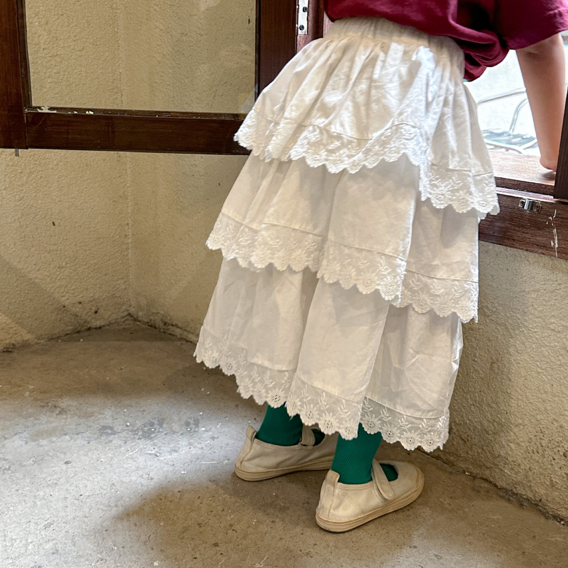 Baby Clothing Line - Girls' Half Length Skirt Lace Princess