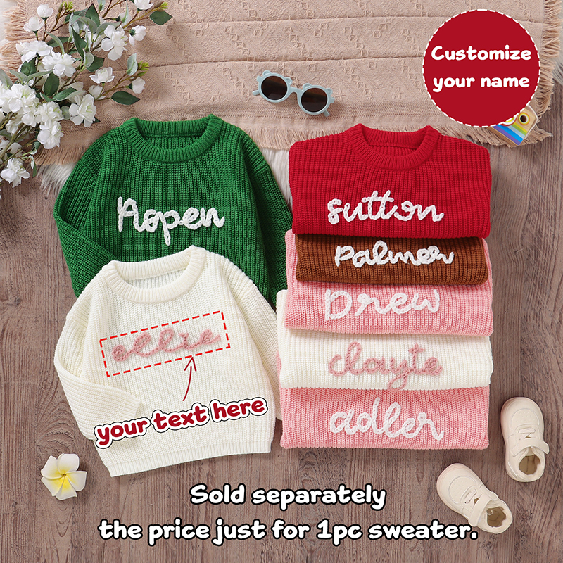Baby Clothing Unique - Baby Sweater Customize Exclusive Name Girl