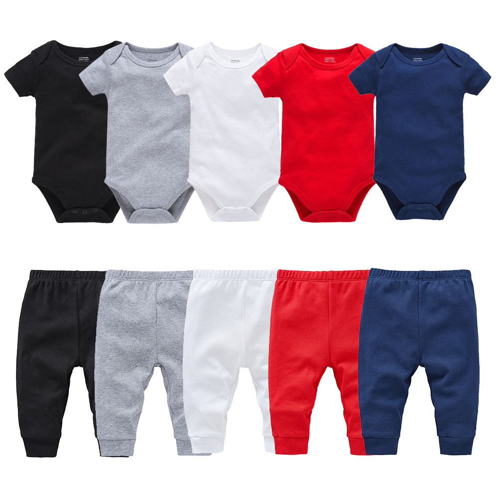 Bamboo Bodysuit Baby - 2/6 Pcs/lot Muslin Blank Baby Rompers