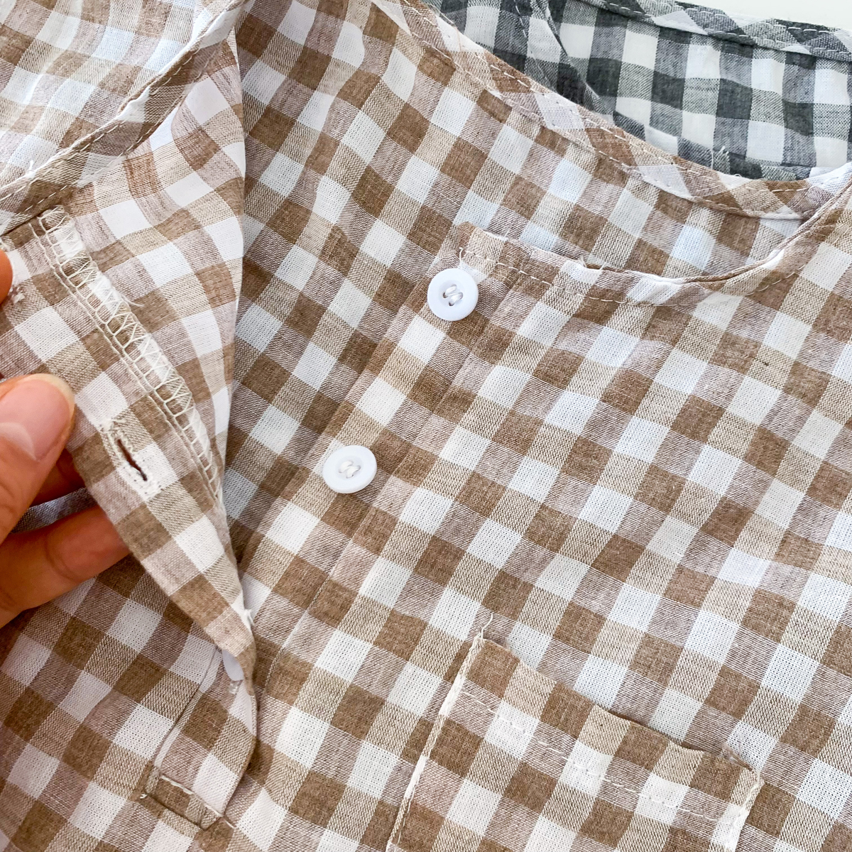 Baby Newborn Plaid Romper+Hat  - Bamboo Bodysuit Baby incelemesi ve fiyatı