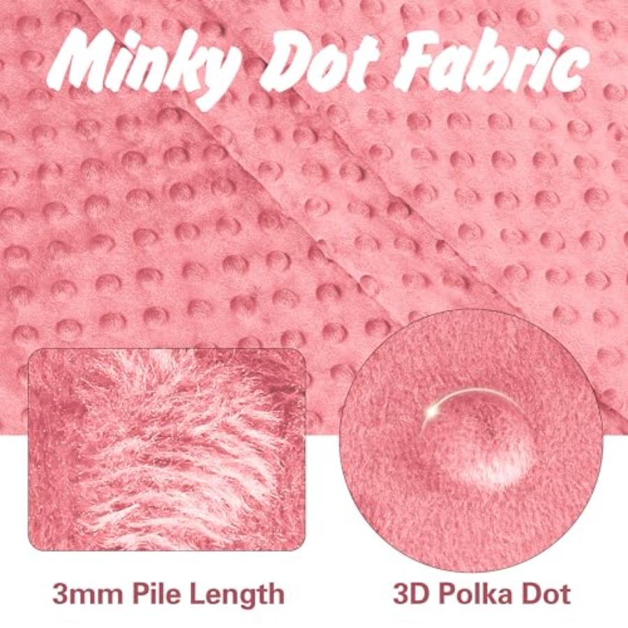 Minky Dot Fabric by The Yard x - Baby X Clothing incelemesi ve fiyatı