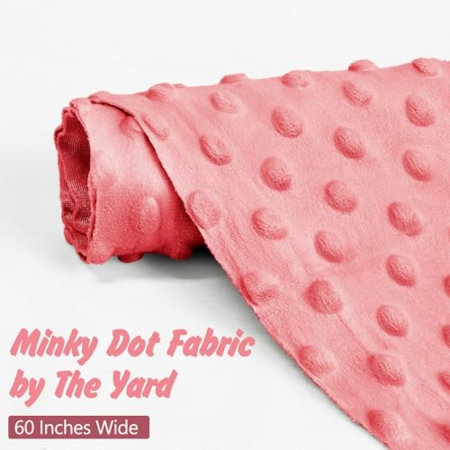 Minky Dot Fabric by The Yard x - Baby X Clothing incelemesi ve fiyatı