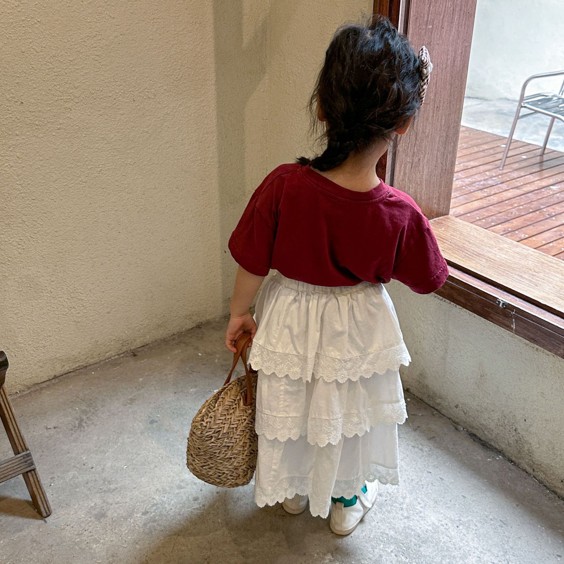 Girls' Half Length Skirt Lace  - Baby Clothing Line incelemesi ve fiyatı