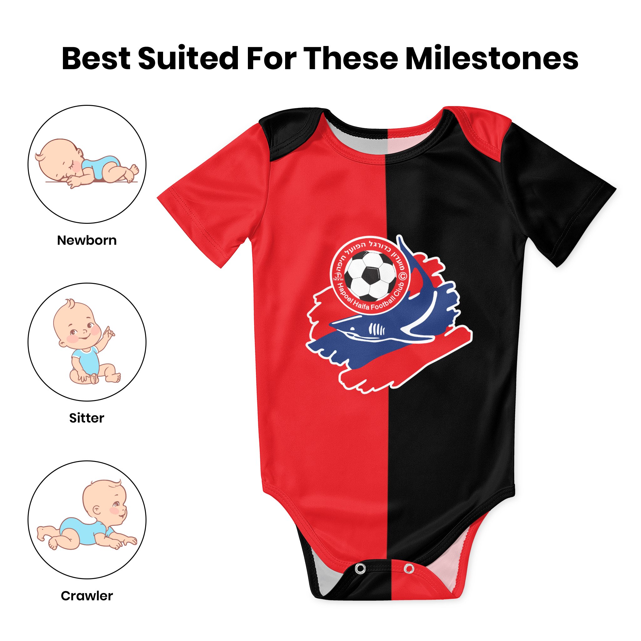 Hapoel Haifa Baby Bodysuit Uni - Baby Clothing Sets Boy incelemesi ve fiyatı