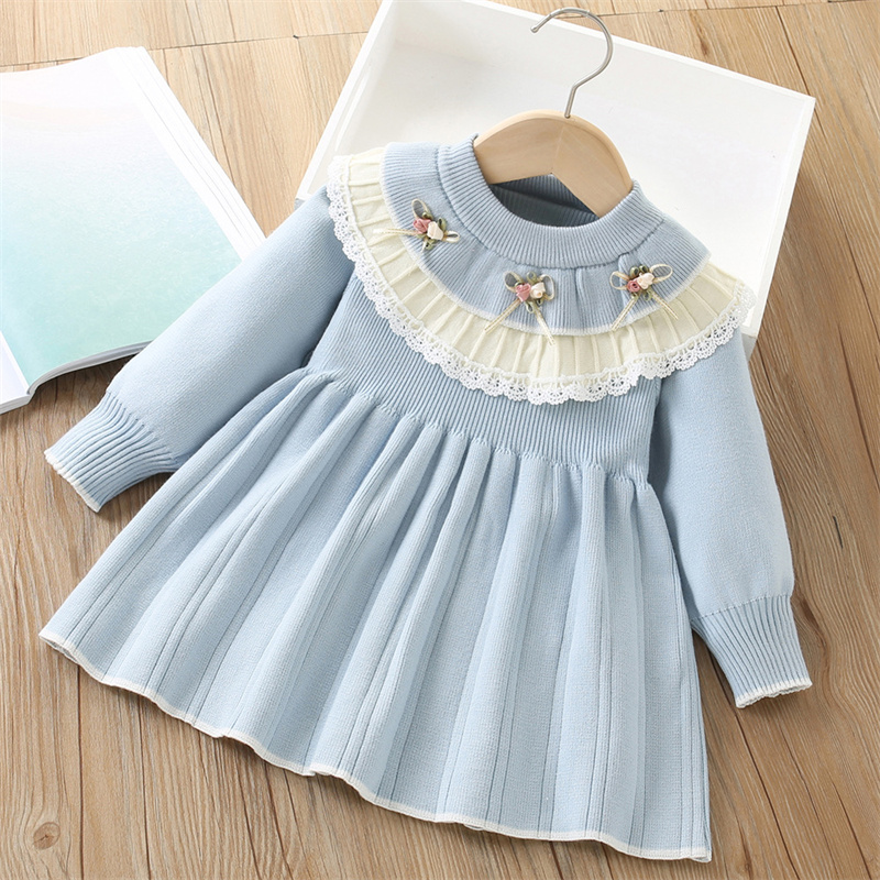 Baby Girls' Knitted Dress Chil - Baby Clothing Jumpers incelemesi ve fiyatı