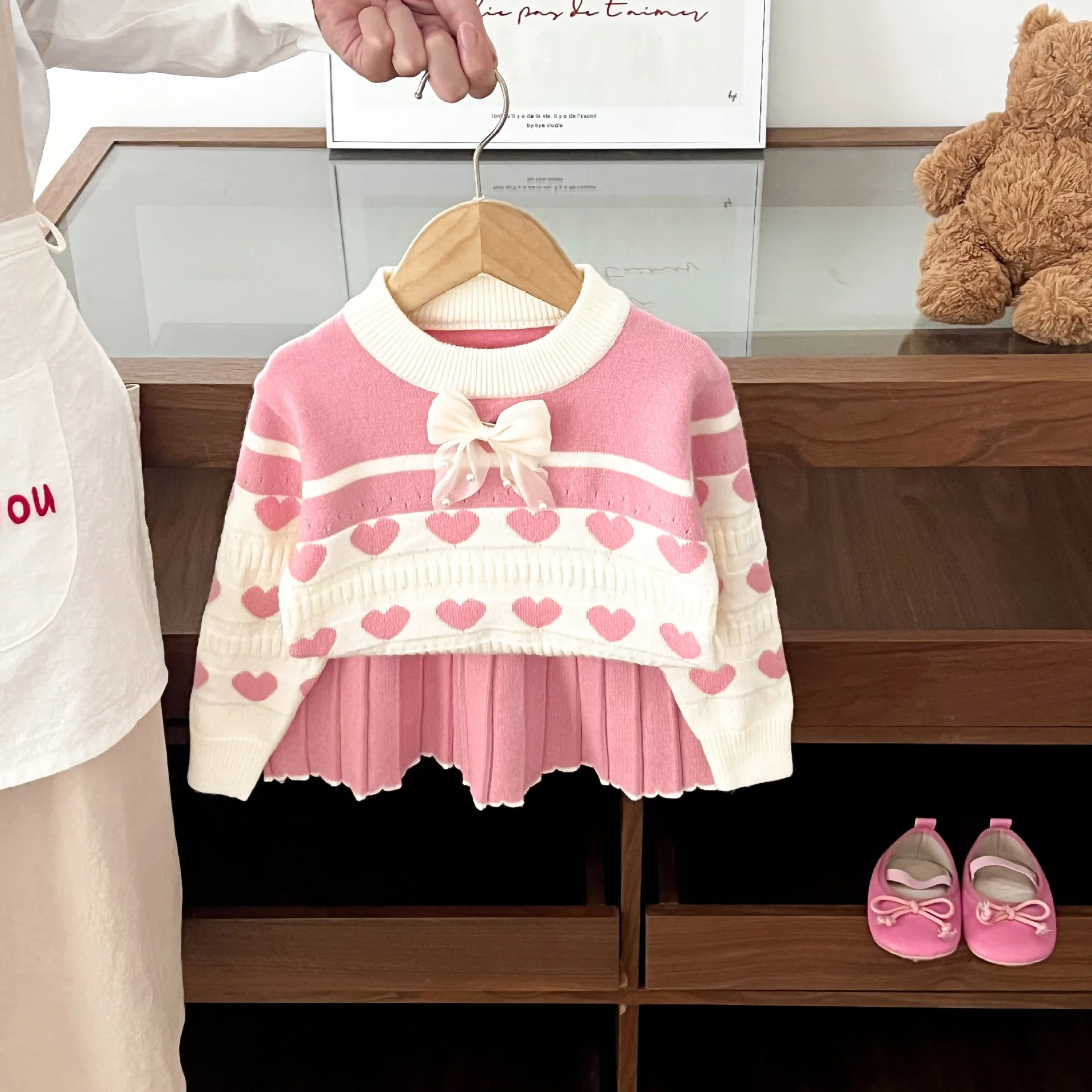 Girl Suit 2025 Spring and Autu - Baby Clothing Jumpers incelemesi ve fiyatı