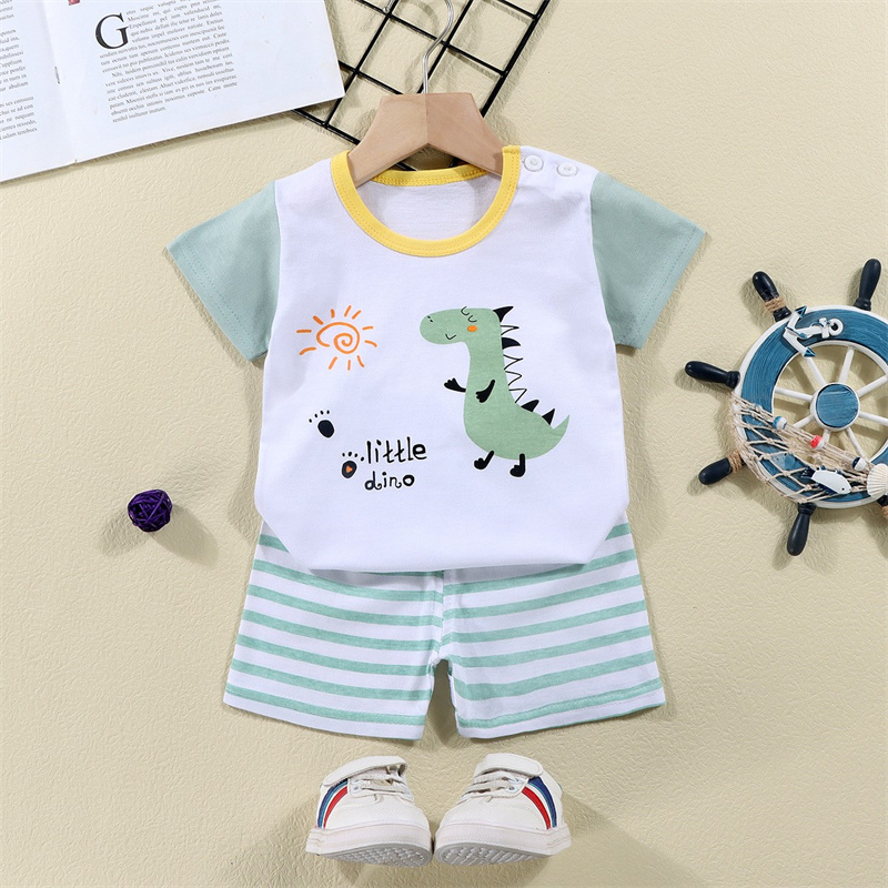 Cotton Tees+Shorts 2-piece Tra - Baby Clothing Sets Boy incelemesi ve fiyatı