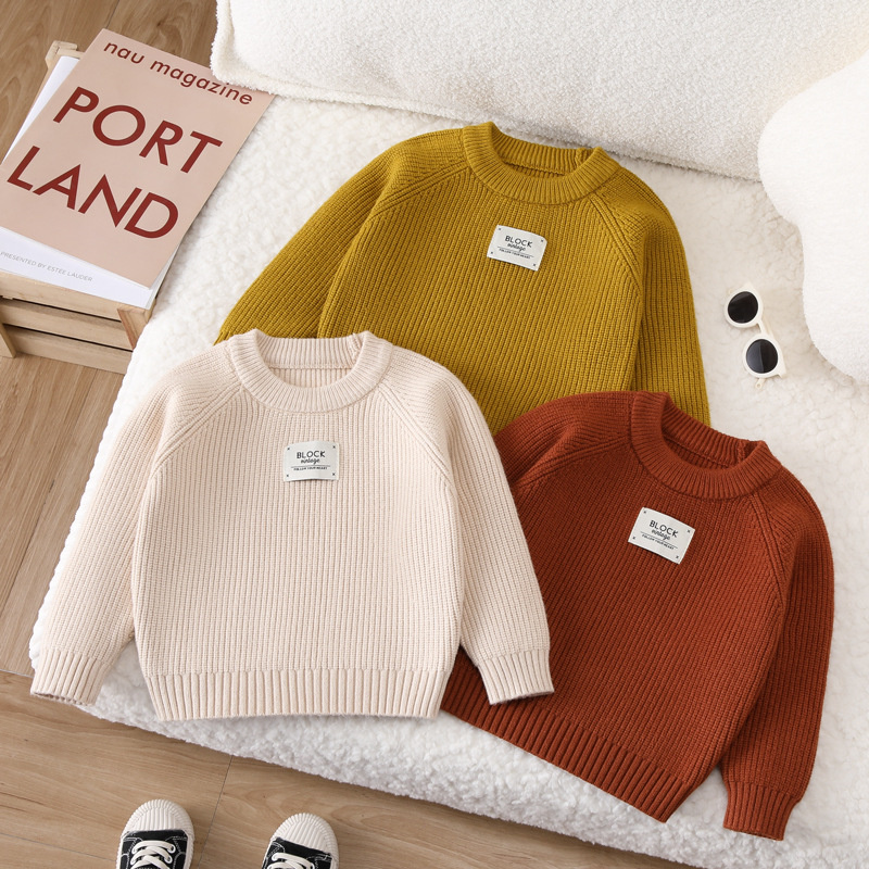 Boys Girls Knit Sweaters Child - Baby Clothing Jumpers incelemesi ve fiyatı
