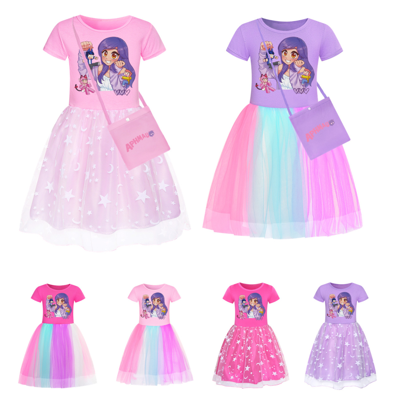 Aphmau Dress Kids Cute Short S - Baby Clothing Line incelemesi ve fiyatı