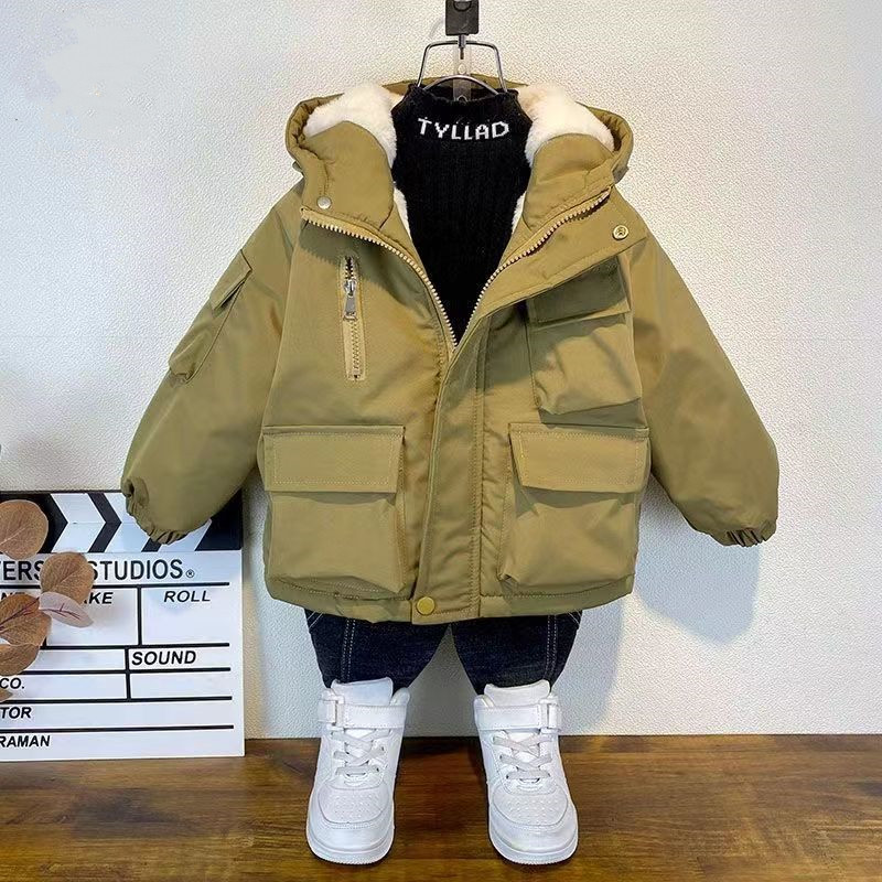 Kids Boys Plush Warm Jacket Ho - Baby X Clothing incelemesi ve fiyatı