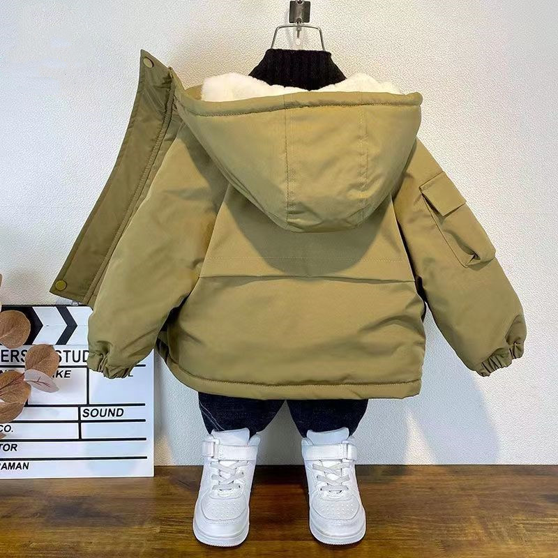 Kids Boys Plush Warm Jacket Ho - Baby X Clothing incelemesi ve fiyatı