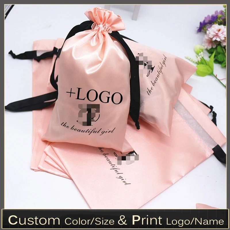 20PCS Baby Pink Silk Satin Pou - Baby Clothing Logo incelemesi ve fiyatı
