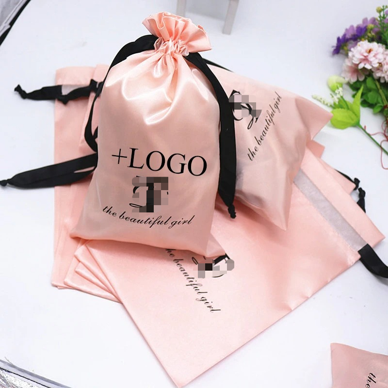 20PCS Baby Pink Silk Satin Pou - Baby Clothing Logo incelemesi ve fiyatı