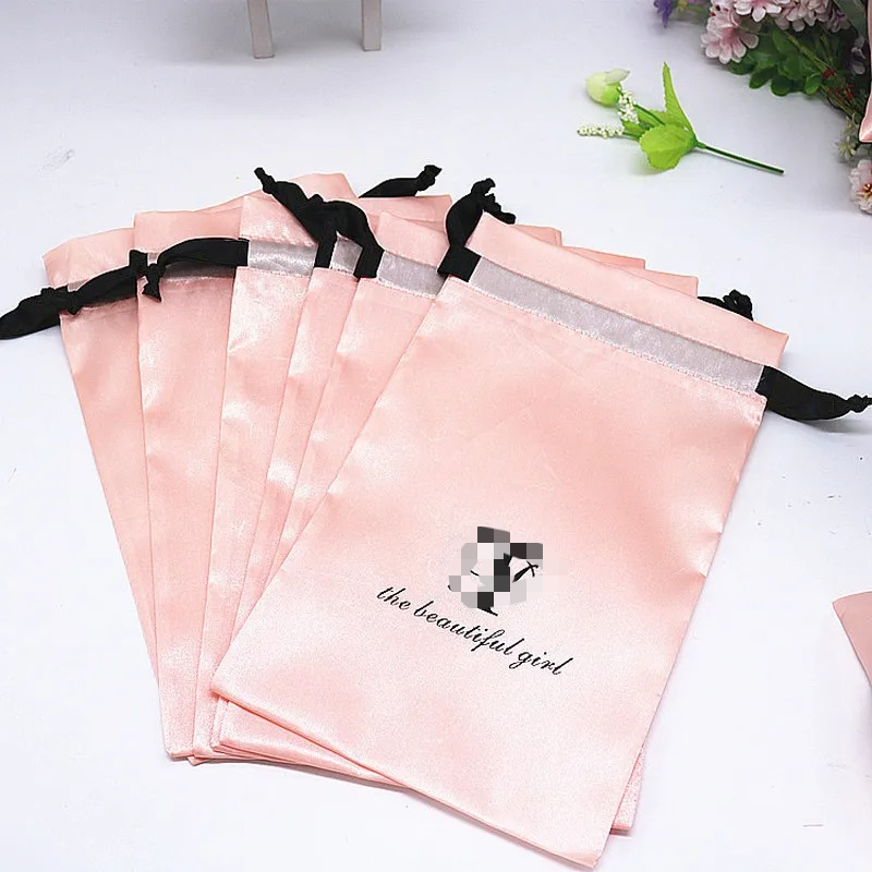 20PCS Baby Pink Silk Satin Pou - Baby Clothing Logo incelemesi ve fiyatı