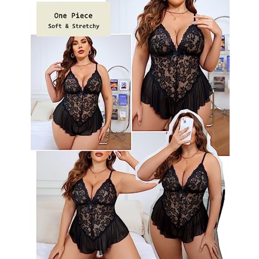 Avidlove Plus Size Lingerie fo - Bamboo Bodysuit Baby incelemesi ve fiyatı