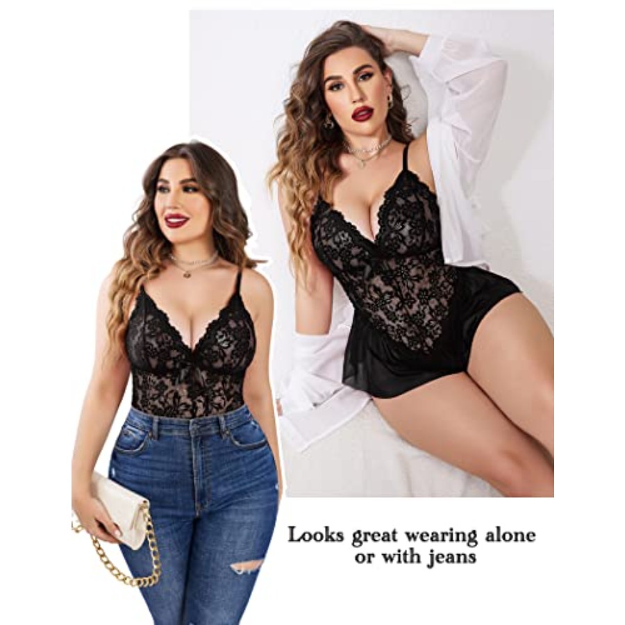 Avidlove Plus Size Lingerie fo - Bamboo Bodysuit Baby incelemesi ve fiyatı