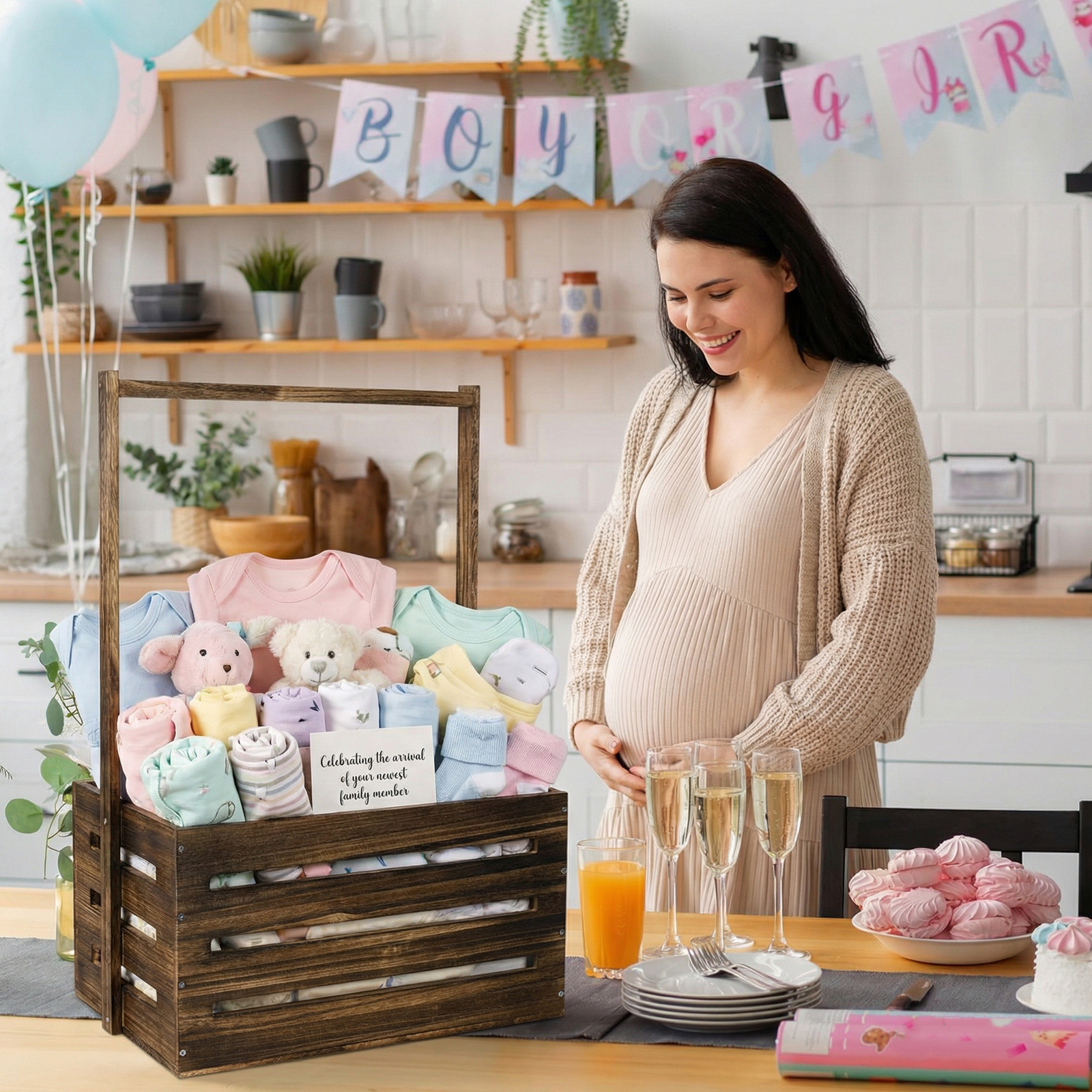 Baby Clothing Wooden Storage B - Baby X Clothing incelemesi ve fiyatı