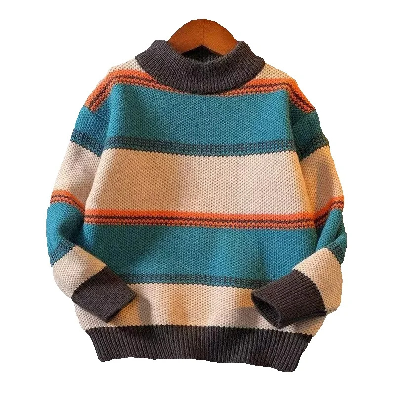 Boys Knitted Sweater New Winte - Baby Clothing Jumpers incelemesi ve fiyatı