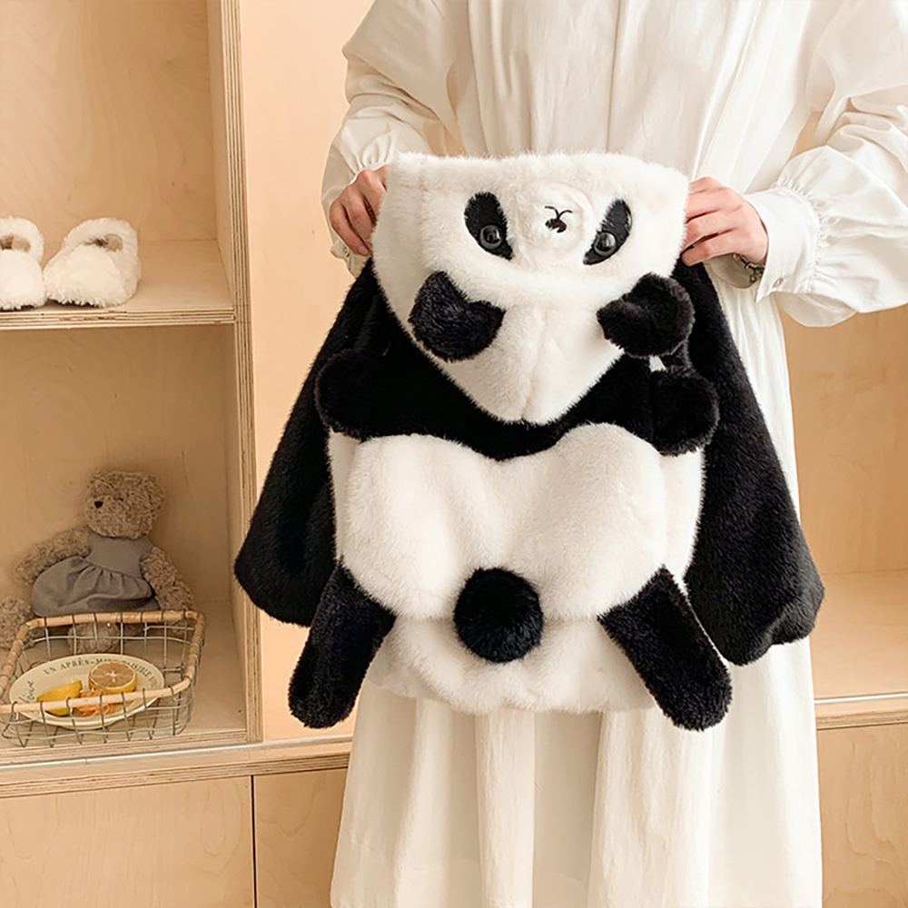 Cute Panda Design Winter Furry - Baby Clothing Line incelemesi ve fiyatı