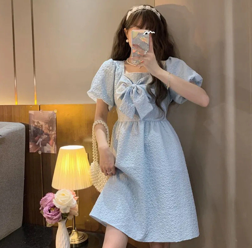Casual Puff Sleeve Fairy Dress - Baby X Clothing incelemesi ve fiyatı