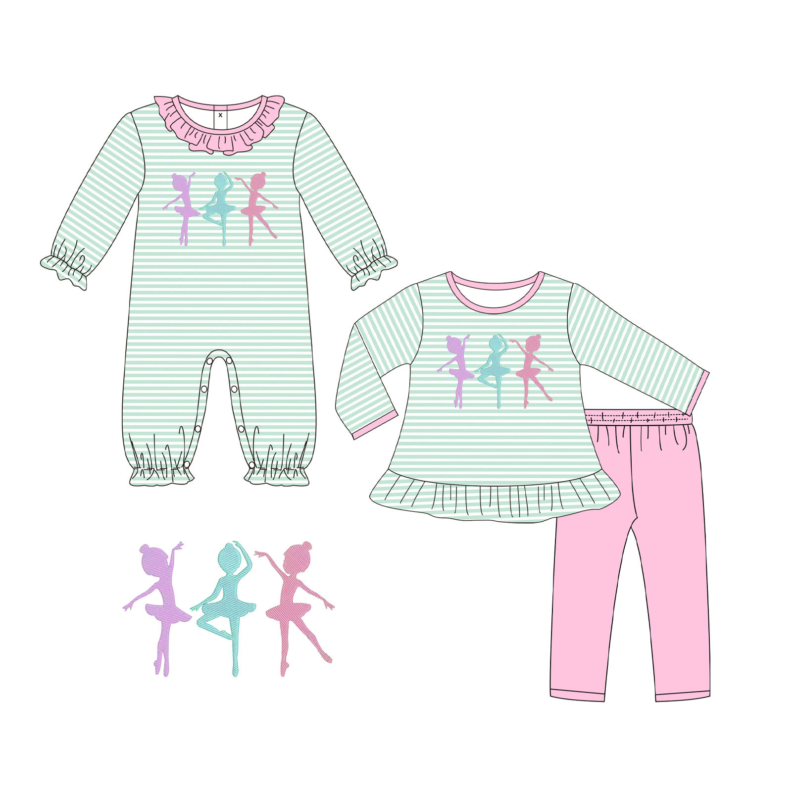 New Toddler Ballet Girls Cloth - Baby X Clothing incelemesi ve fiyatı